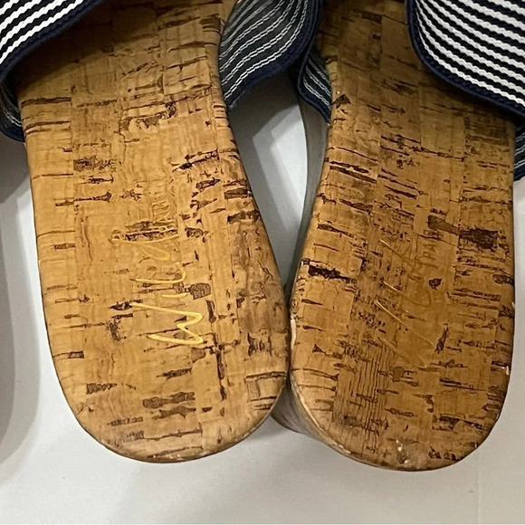 Wild Pair Slip On platform Cork Wedges size 6.5 (3 pairs) gold blue red orange - Picture 13 of 16